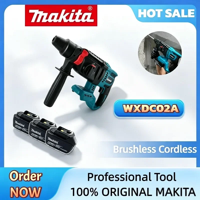Woodworking Essential Tools - Trapano a percussione Makita senza fili,