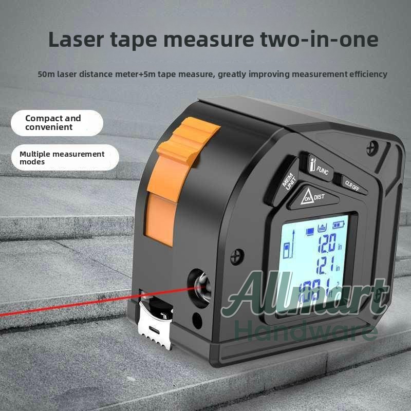 Telemetro Laser 50m con Metro  - Woodworking Laser recensione e prezzo