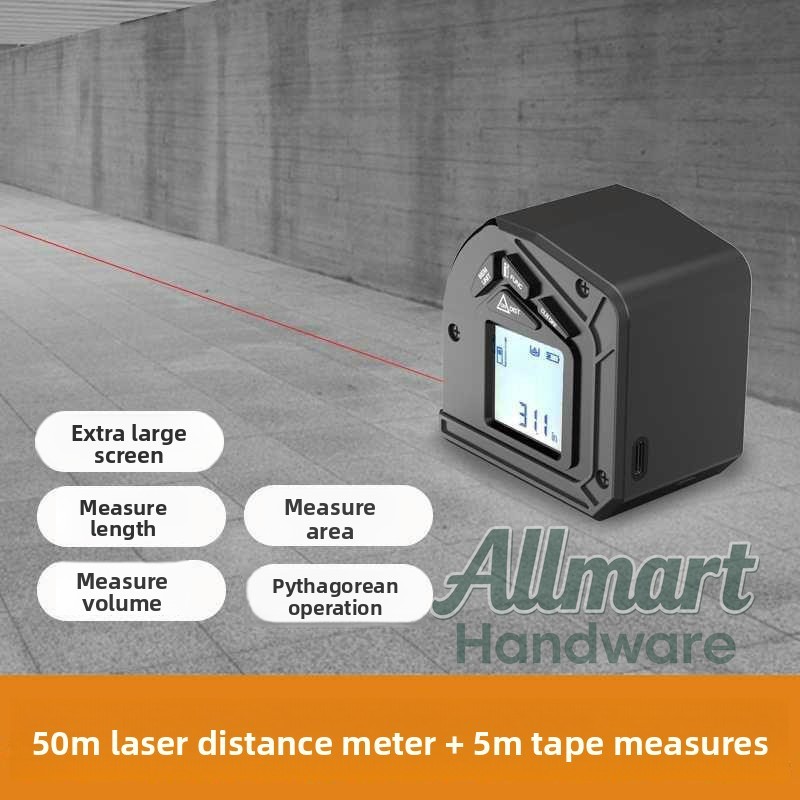Telemetro Laser 50m con Metro  - Woodworking Laser recensione e prezzo