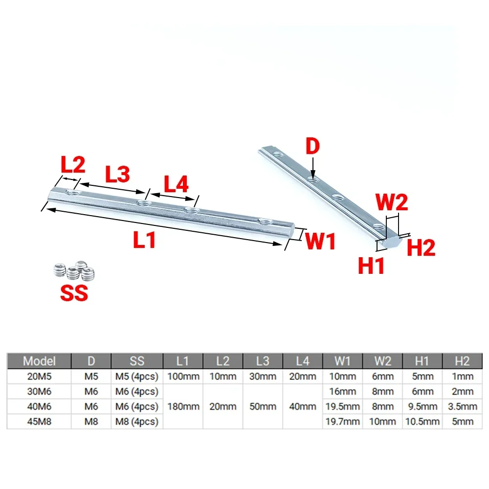 4 pezzi V-Slot T-Slot Joiner g - Woodworking Joint Types recensione e prezzo