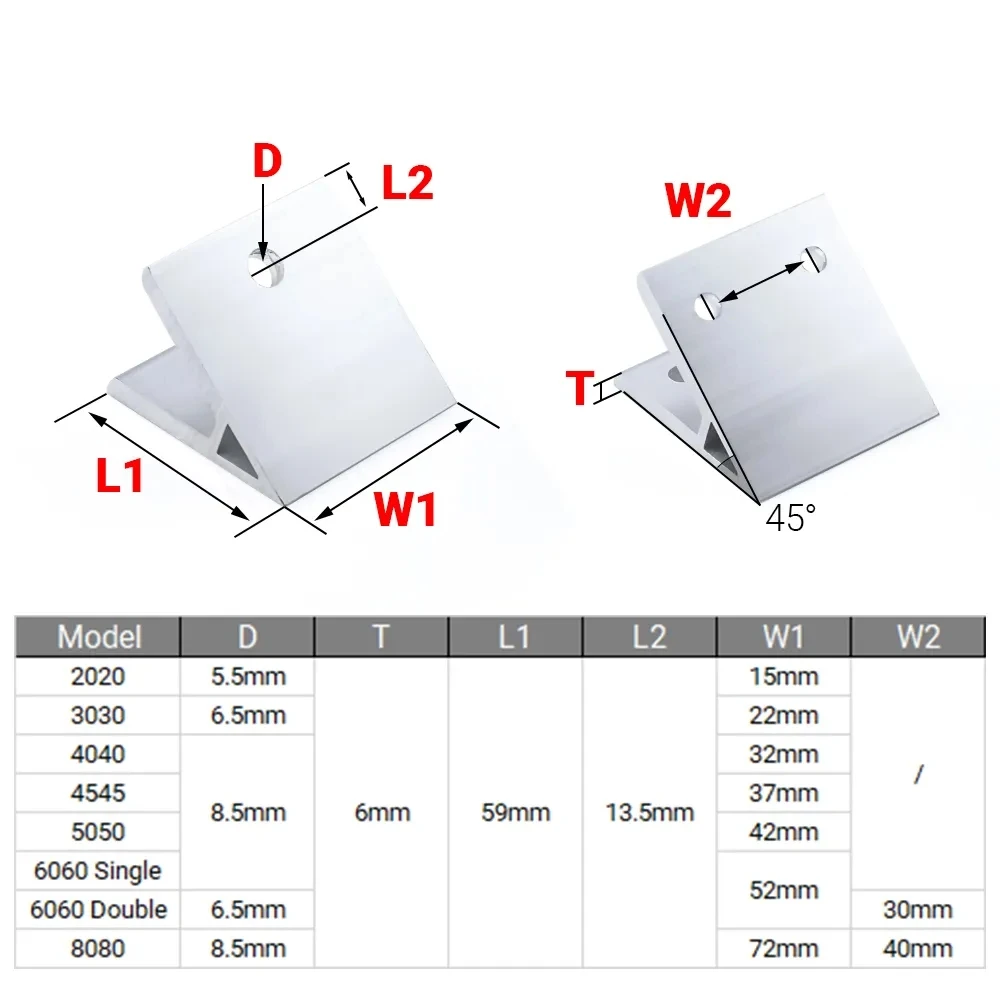 4 pezzi staffa angolare ad ang - Woodworking Joint Types recensione e prezzo