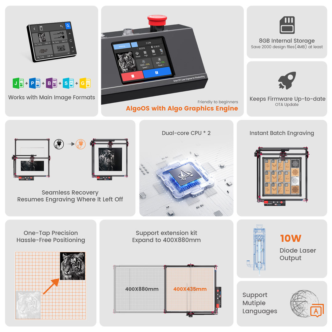 AlgoLaser KIT FAI DA TE MK2 In - Woodworking Laser recensione e prezzo