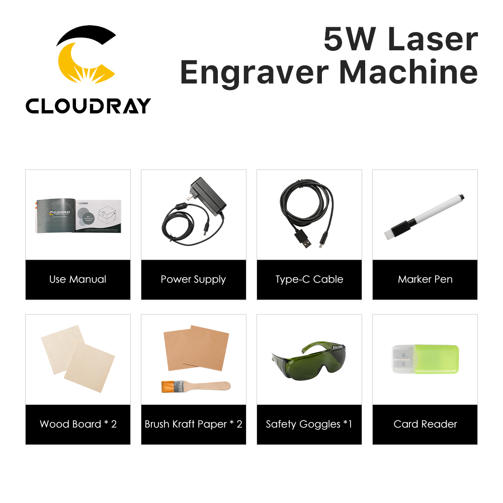 Incisore Laser Cloudray BM1, S - Woodworking Laser recensione e prezzo