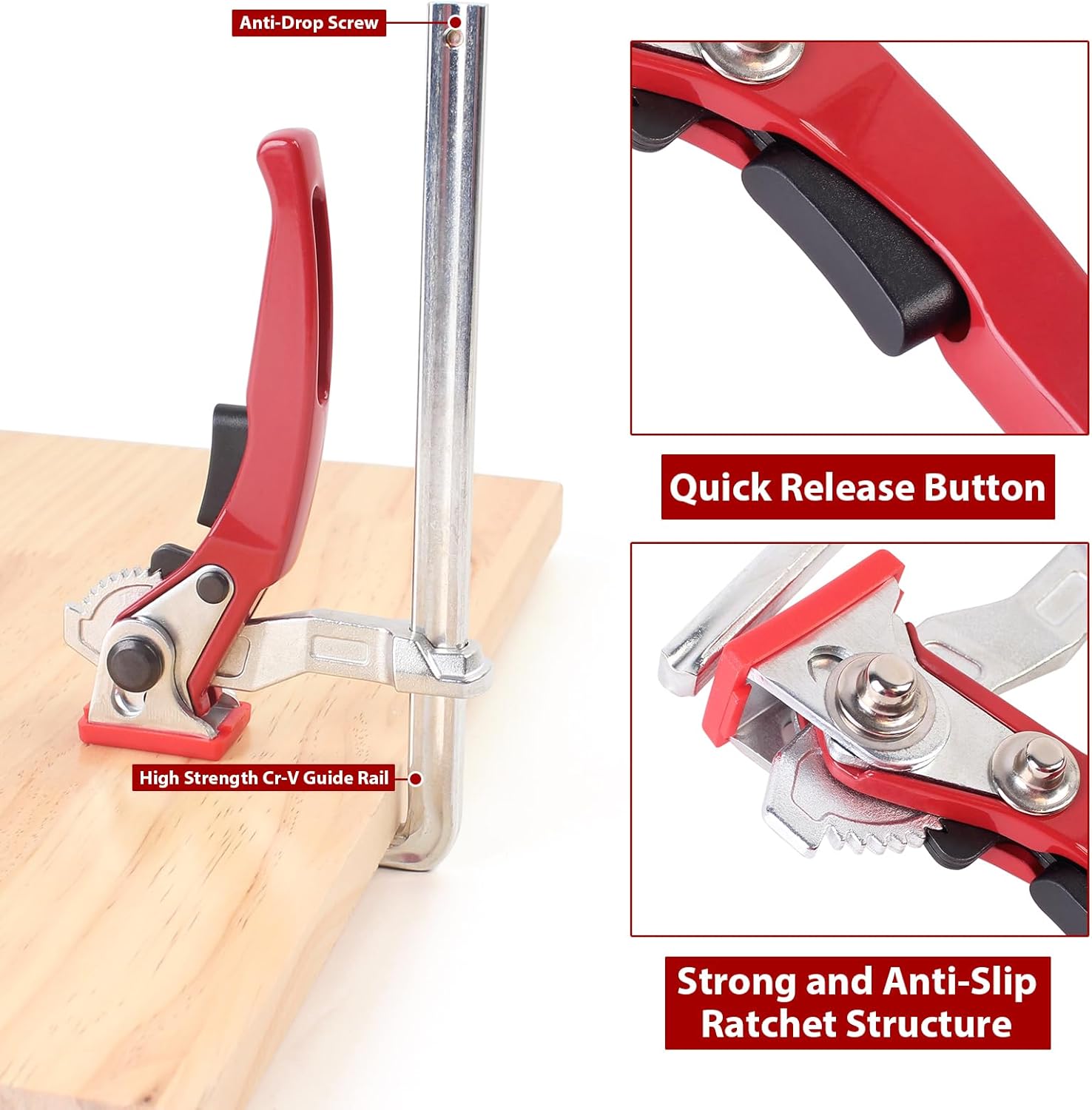 Morsetto a cricchetto a F per  - Woodworking Quick Clamps recensione e prezzo